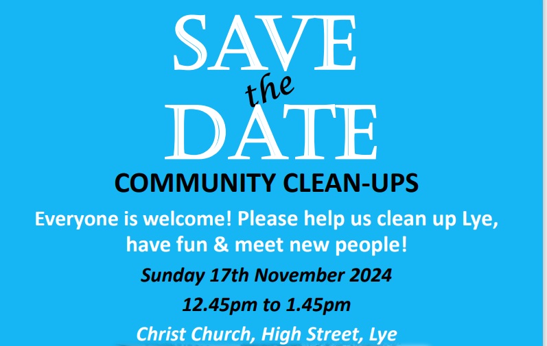 Christ Church Lye - Community Clean Up